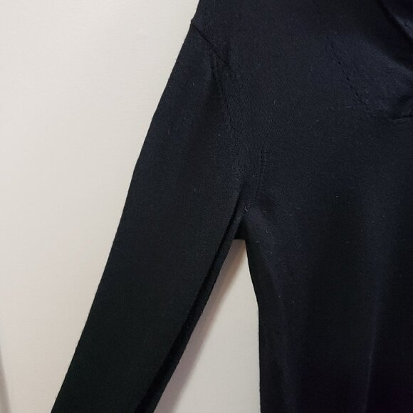 Armani Exchange * Black 100% Merino Sweater * Sz M - Picture 5 of 8
